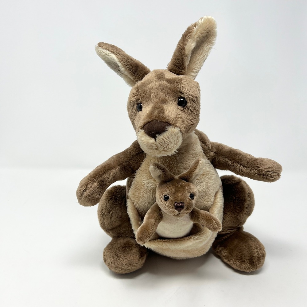 GUND Jirra Kangaroo‎ with Removable Joey Soft Plush Stuffed Animal